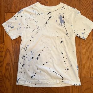 Polo RL Paint-Splatter Jersey Tee